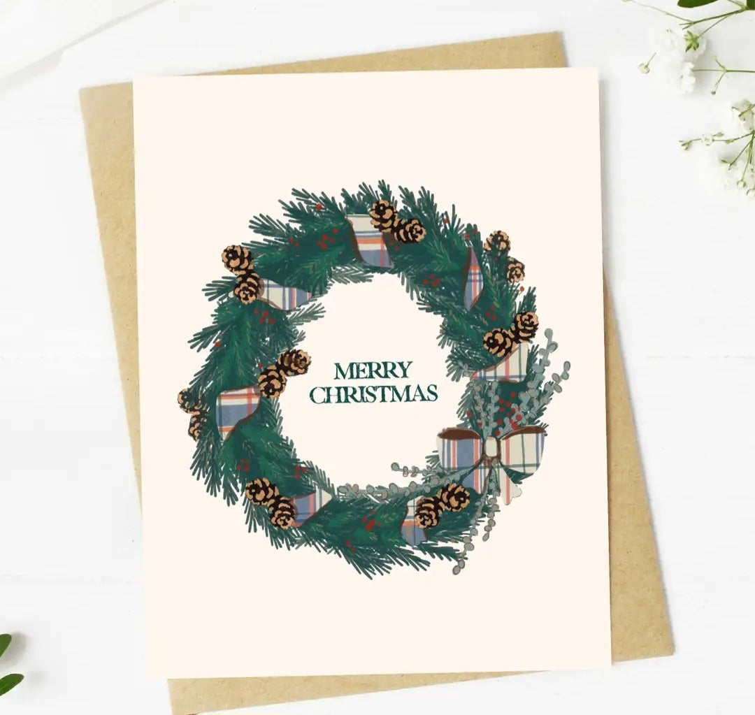 Merry Christmas wreath