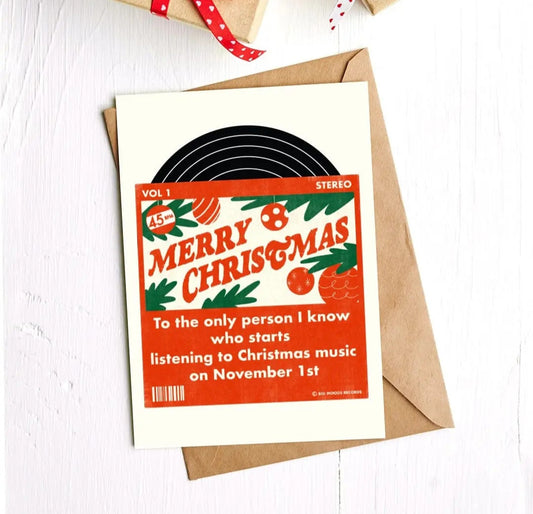 To the person who starts listening to Christmas music Nov 1