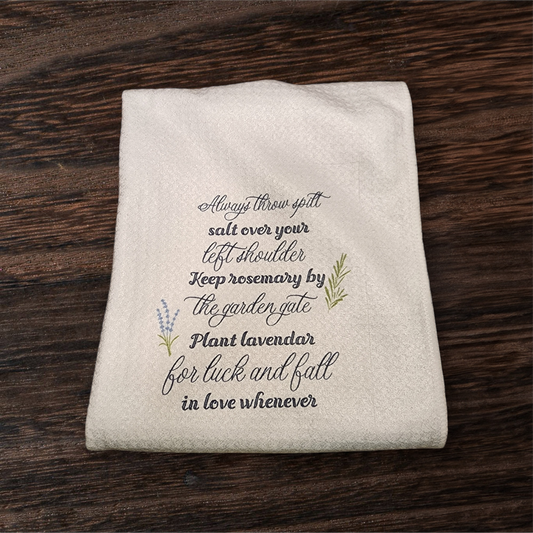 Practical Magic kitchen towel